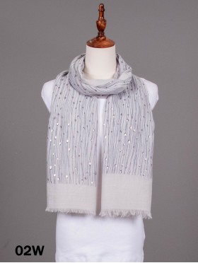 Silver Waterfall Fashion Scarf